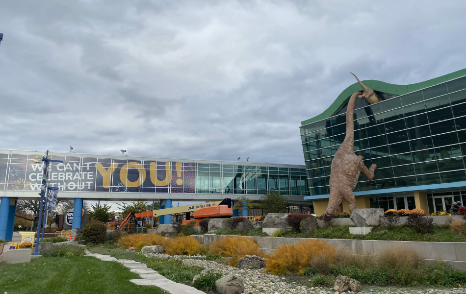 印第安納波利斯兒童博物館入口處。